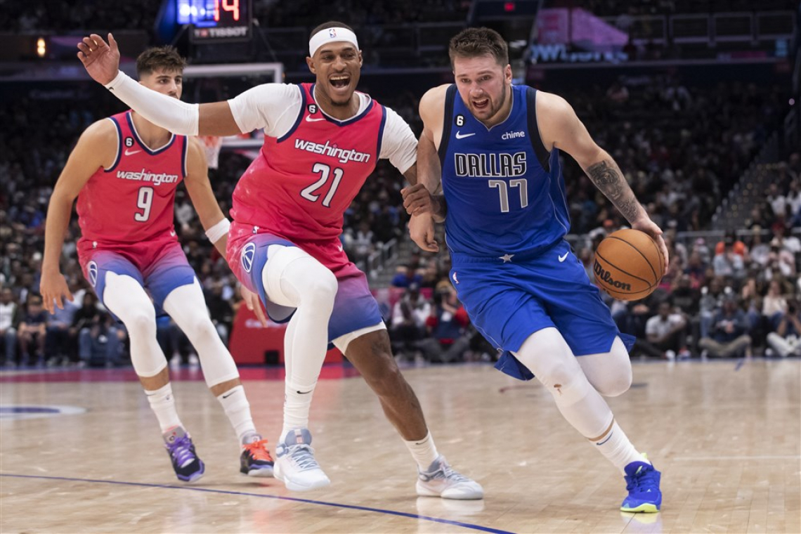 Dončićev Dallas tudi v Washingtonu praznih rok