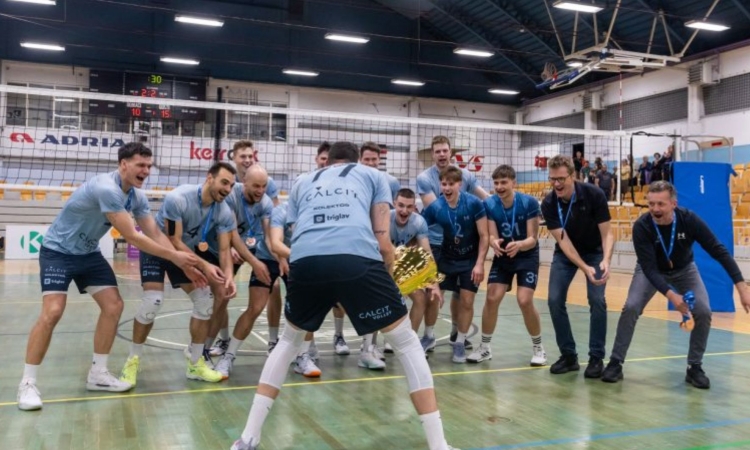 Calcit Volley tretji v moškem državnem prvenstvu