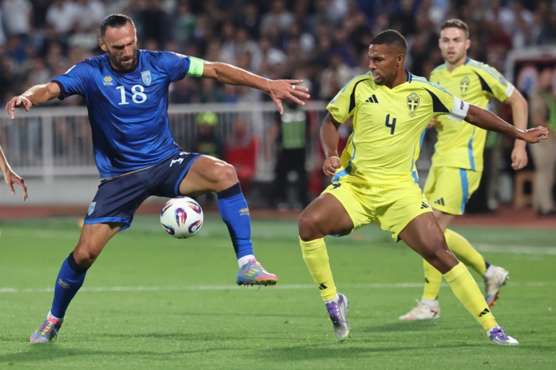 Kosovo premagalo Švedsko in skočilo na drugo mesto