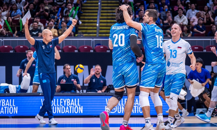 Slovenski odbojkarji svetovno prvenstvo končali na 11. mestu