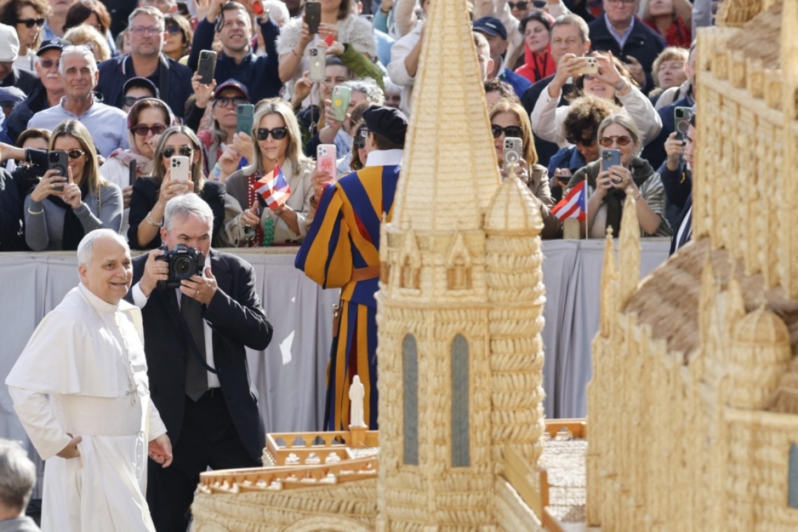 Papež Leon XIV pozval Hamas k sprejetju ameriškega mirovnega načrta