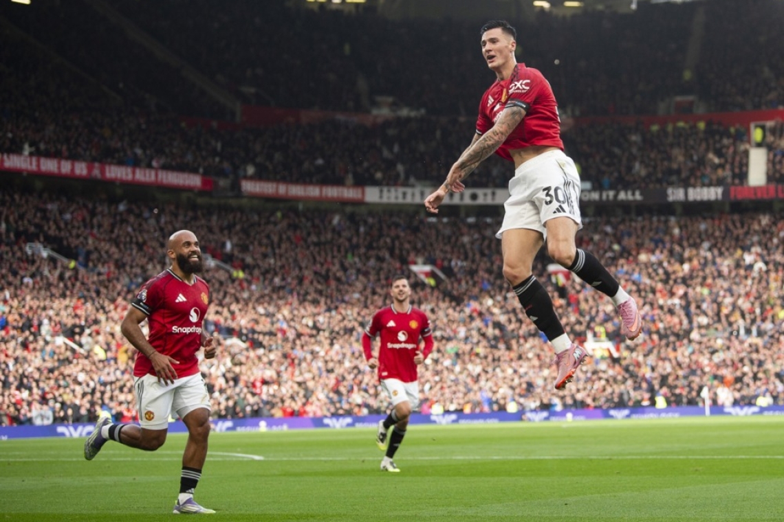 Šeško med strelci za zmago Manchester Uniteda, Bijolov Leeds izgubil