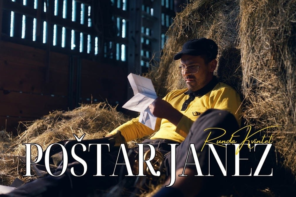 Runda kvintet predstavil polko Poštar Janez v čast vsem poštnim delavcem