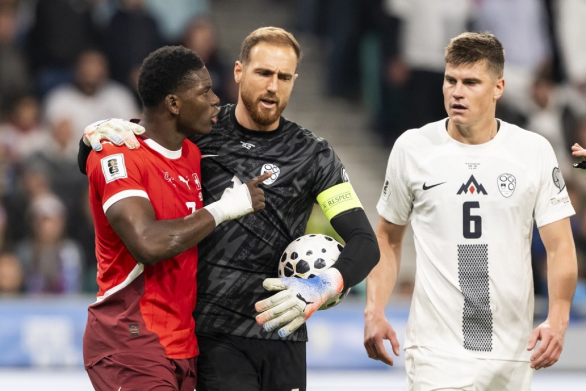 Slovenska nogometna vrsta v novembrski cikel po šest točk in švicarsko pomoč