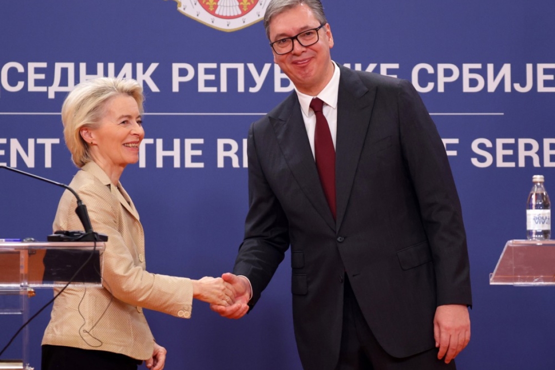 Von der Leyen Srbijo pozvala k konkretnim korakom na poti v EU