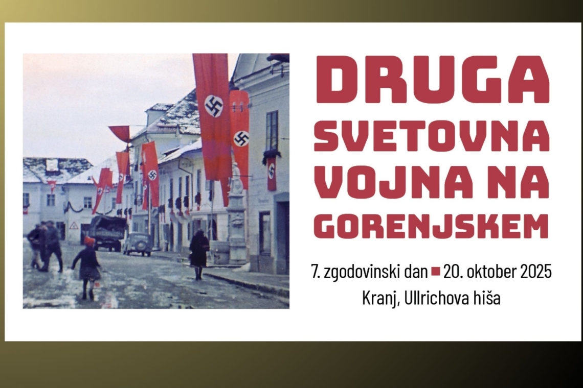 V Kranju bodo spregovorili o drugi svetovni vojni na Gorenjskem