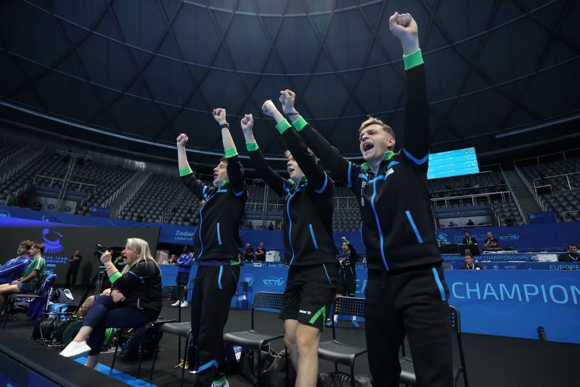 Namiznoteniški junaki iz Slovenije v polfinalu evropskega prvenstva in že z novo kolajno