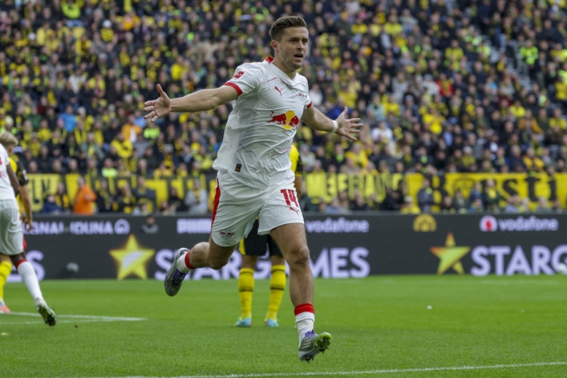 Leipzig z dvema goloma Baumgartnerja premagal HSV