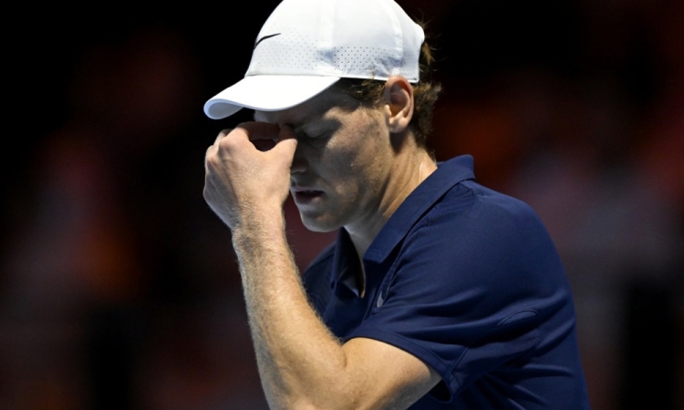 Sinnerja ne bo na zaključnem turnirju Davisovega pokala v Bologni