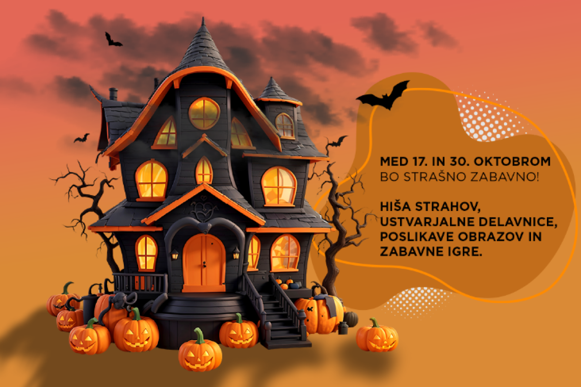 V Cityparku hiša strahov in noč čarovnic za vse generacije