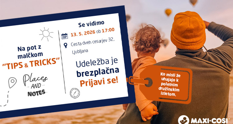 V Ljubljani pripravljajo dogodek o potovanju z malčki