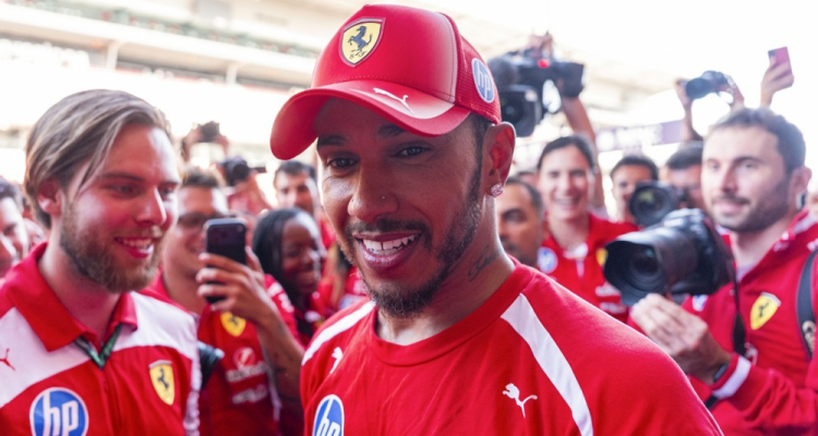 Hamilton v Kataloniji prekinil zmagoviti niz Antonellija 